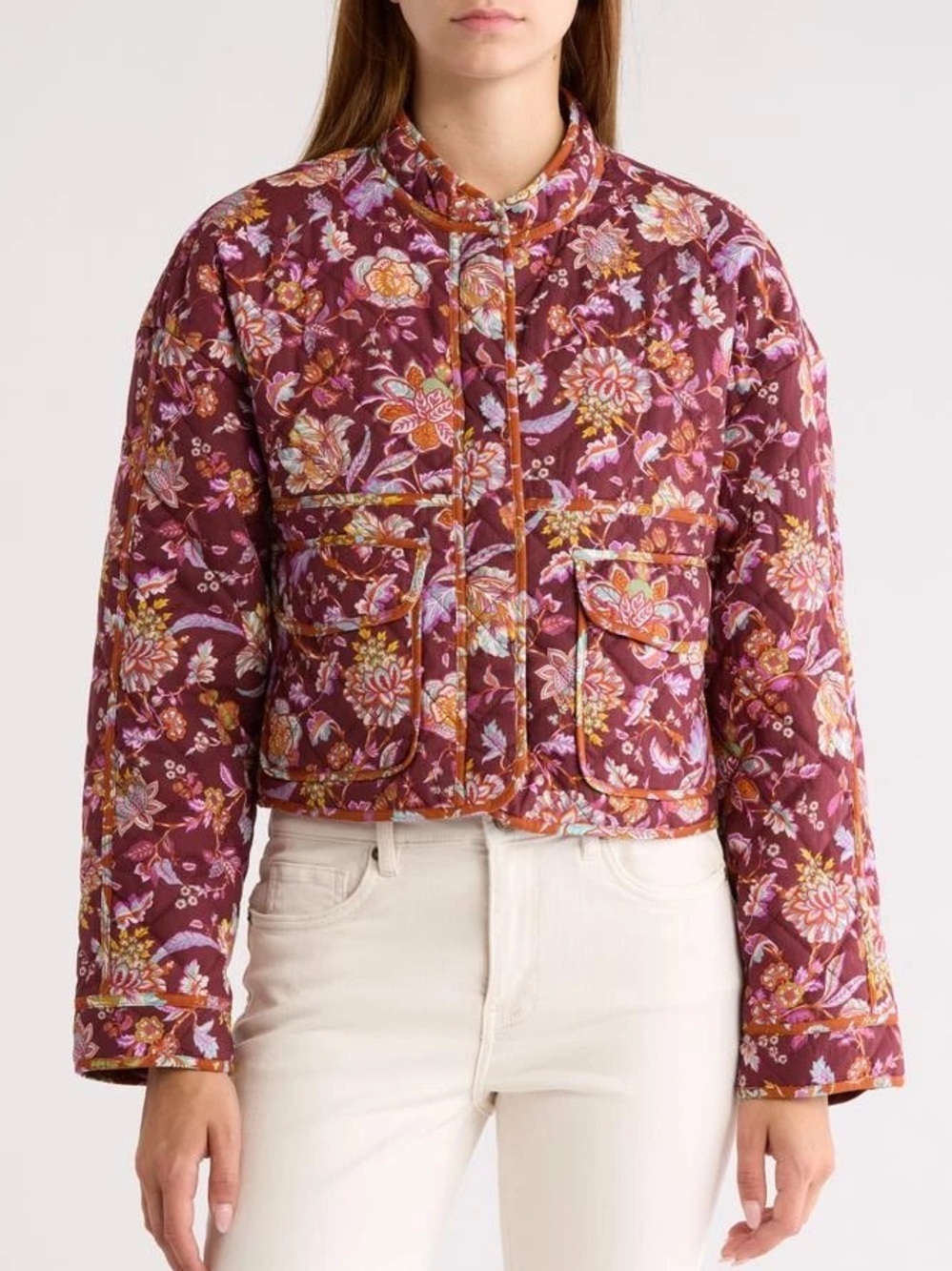 7 for all mankind quilted jacket